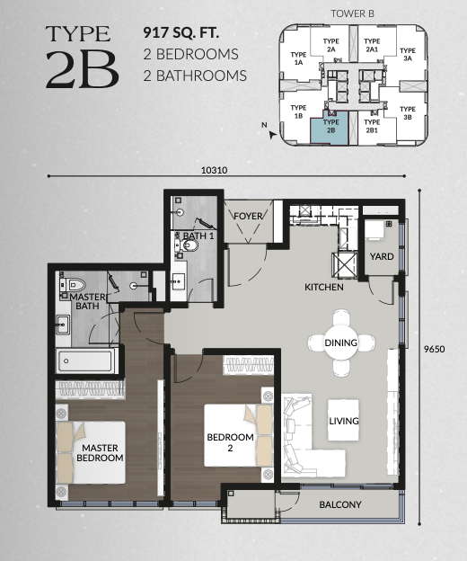 Floor Plan Type 2B